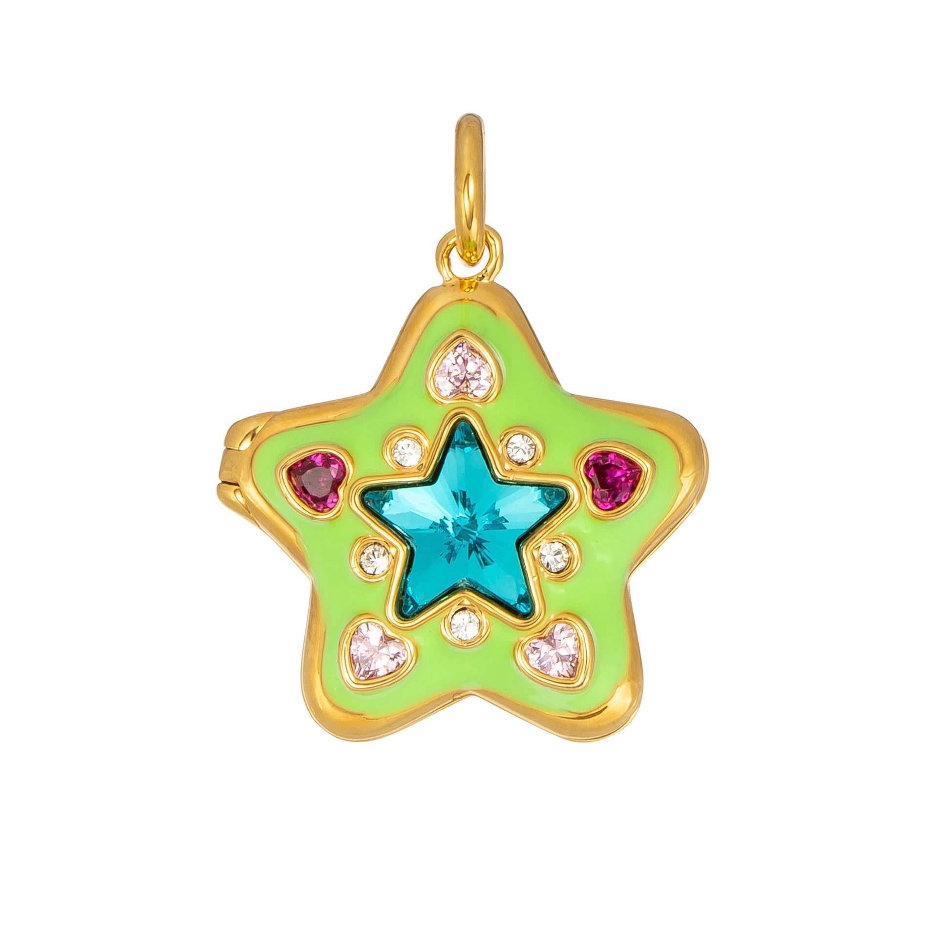 Sweetbones Barbie Starlight Shining Star Opening and Closing Pendant DIY Chain Necklace Millennium Style Dopamine Y2K